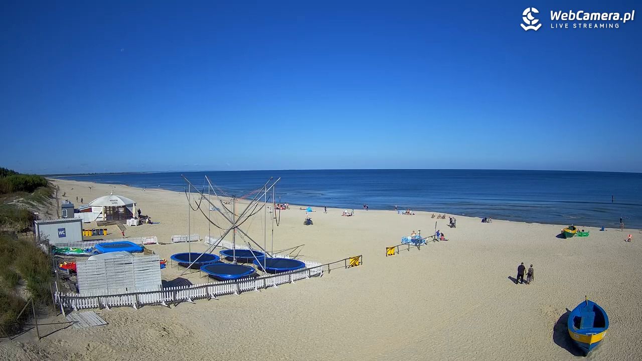 JANTAR - widok na plażę - 12 wresień 2025, 10:32