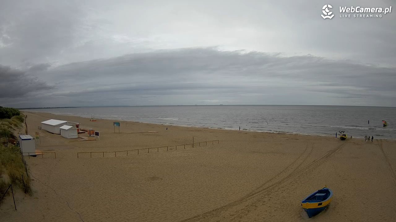 JANTAR - widok na plażę - 01 lipiec 2026, 07:54