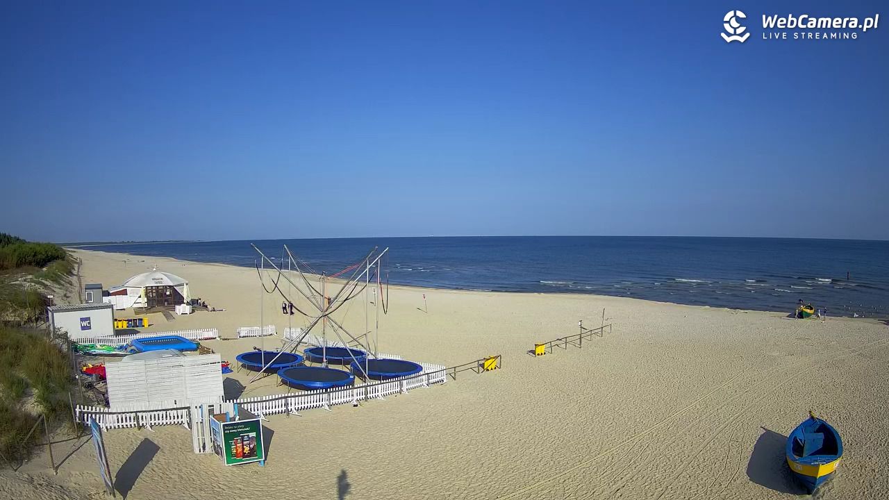 JANTAR - widok na plażę - 10 wresień 2025, 09:22