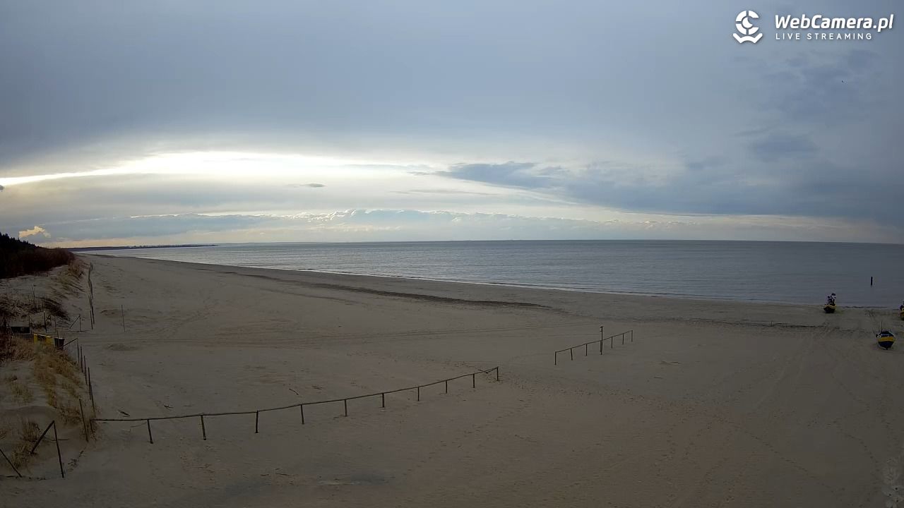 JANTAR - widok na plażę - 25 marzec 2026, 16:59