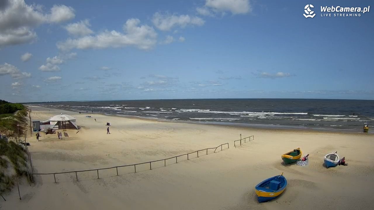 JANTAR - widok na plażę - 09 czerwiec 2025, 12:06