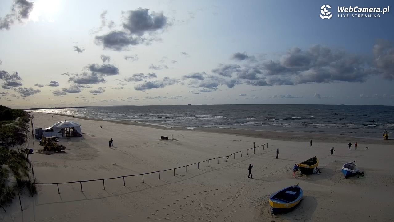 JANTAR - widok na plażę - 09 czerwiec 2025, 18:05