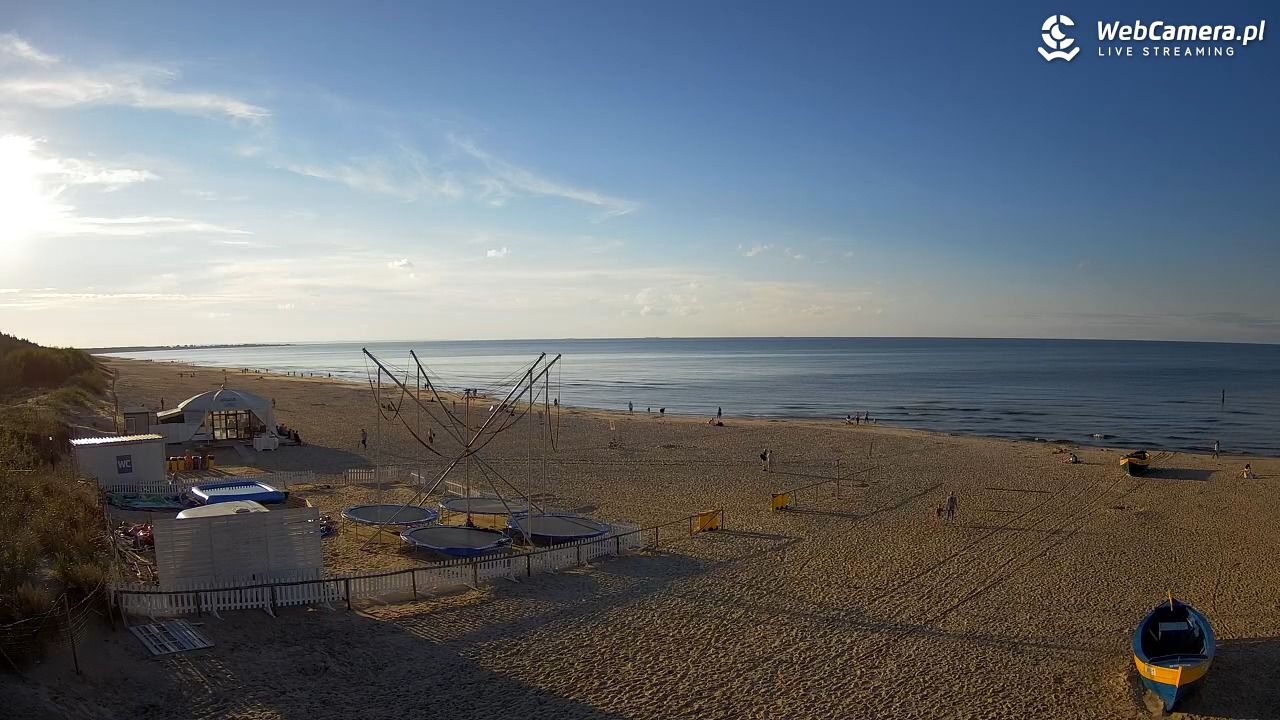 JANTAR - widok na plażę - 11 wresień 2025, 17:47