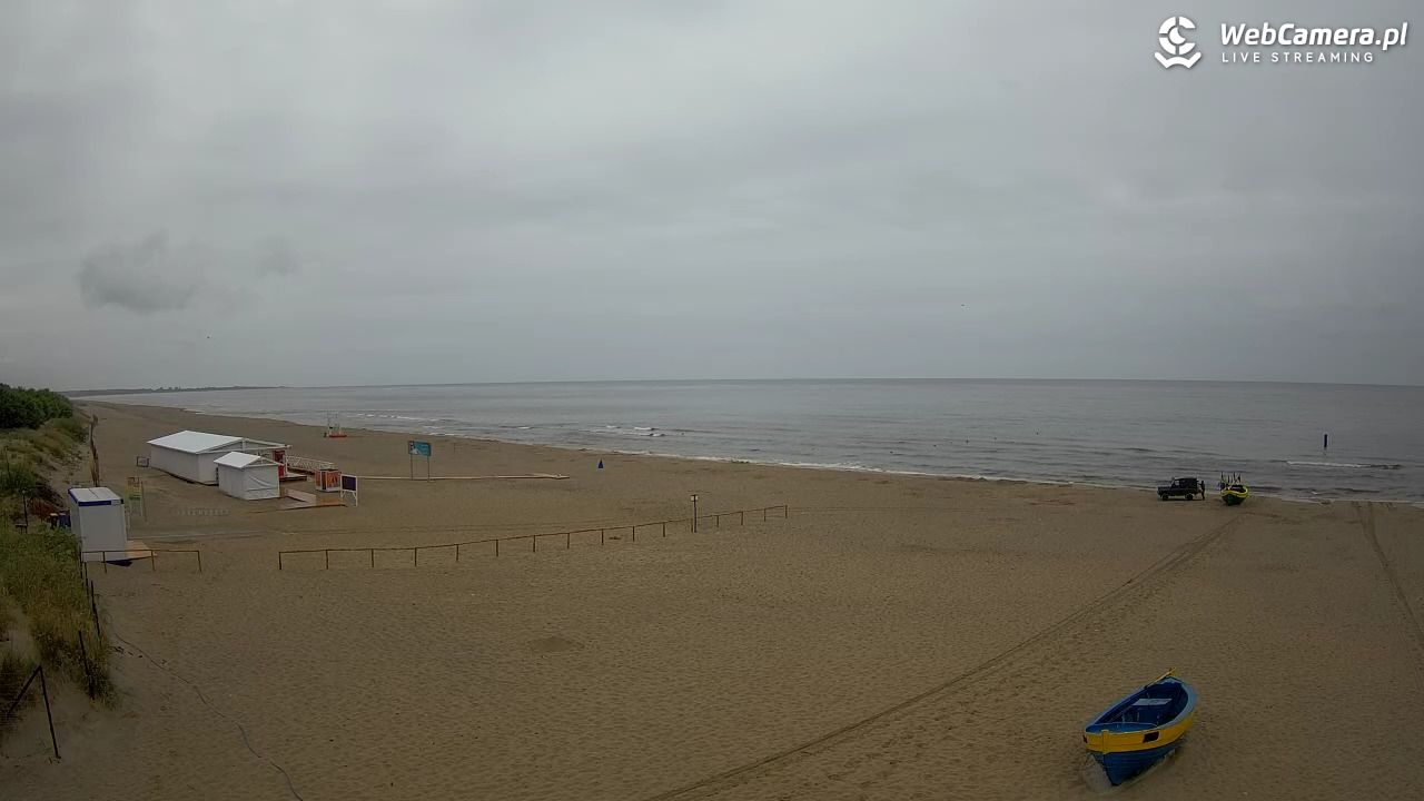 JANTAR - widok na plażę - 01 lipiec 2026, 06:46