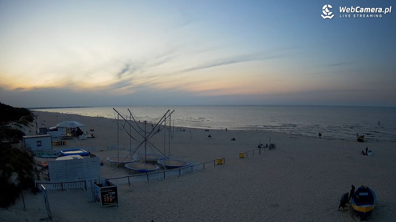 JANTAR - widok na plażę - 10 wresień 2025, 19:22