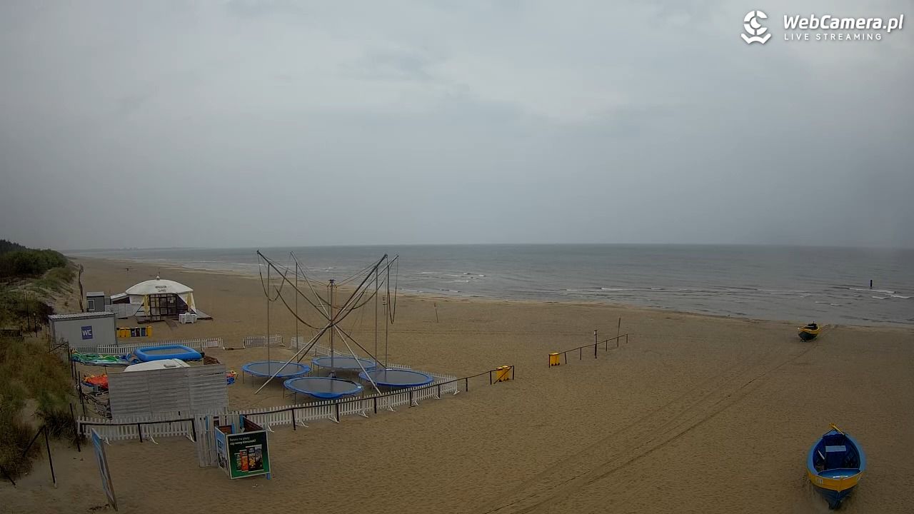 JANTAR - widok na plażę - 11 wresień 2025, 07:51