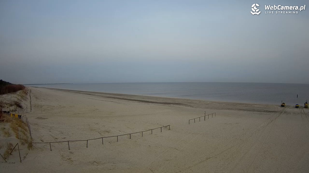 JANTAR - widok na plażę - 24 marzec 2026, 07:05