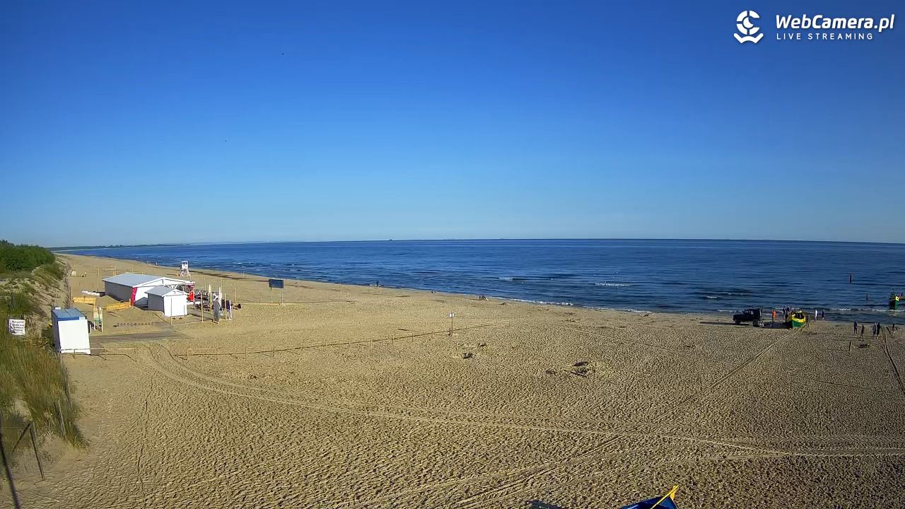 JANTAR - widok na plażę - 02 sierpień 2026, 07:12