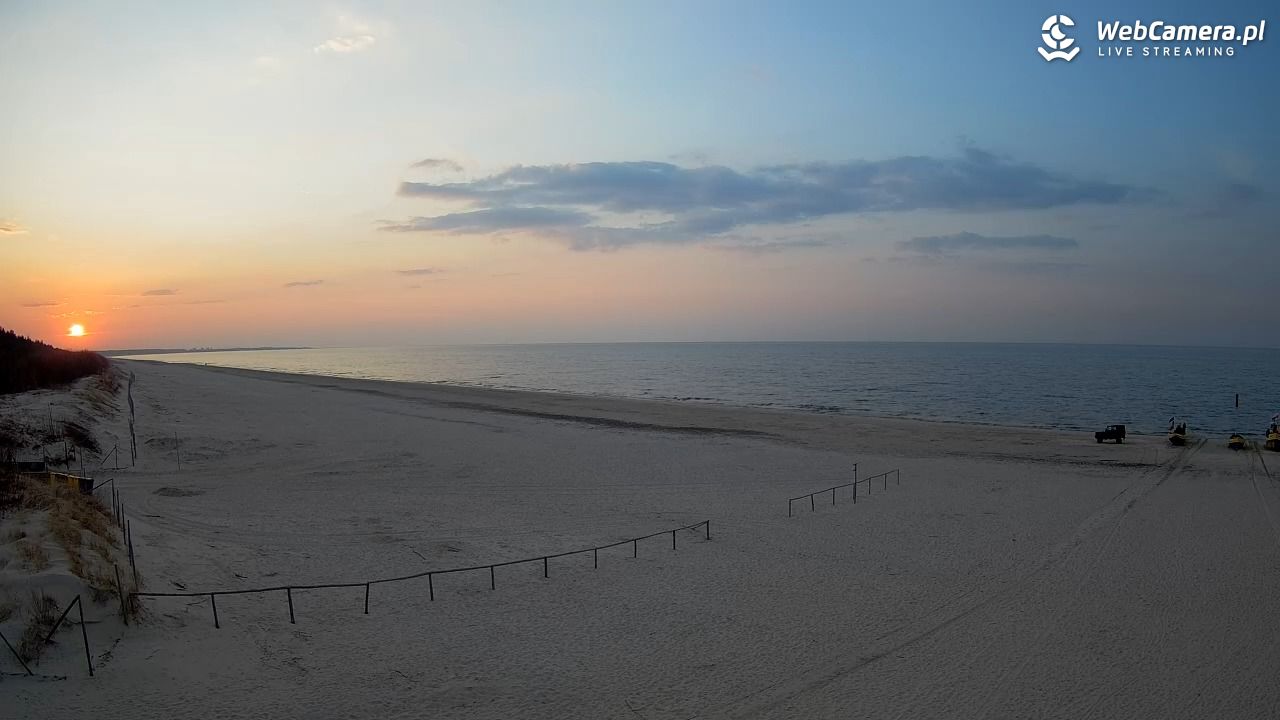 JANTAR - widok na plażę - 23 marzec 2026, 17:48