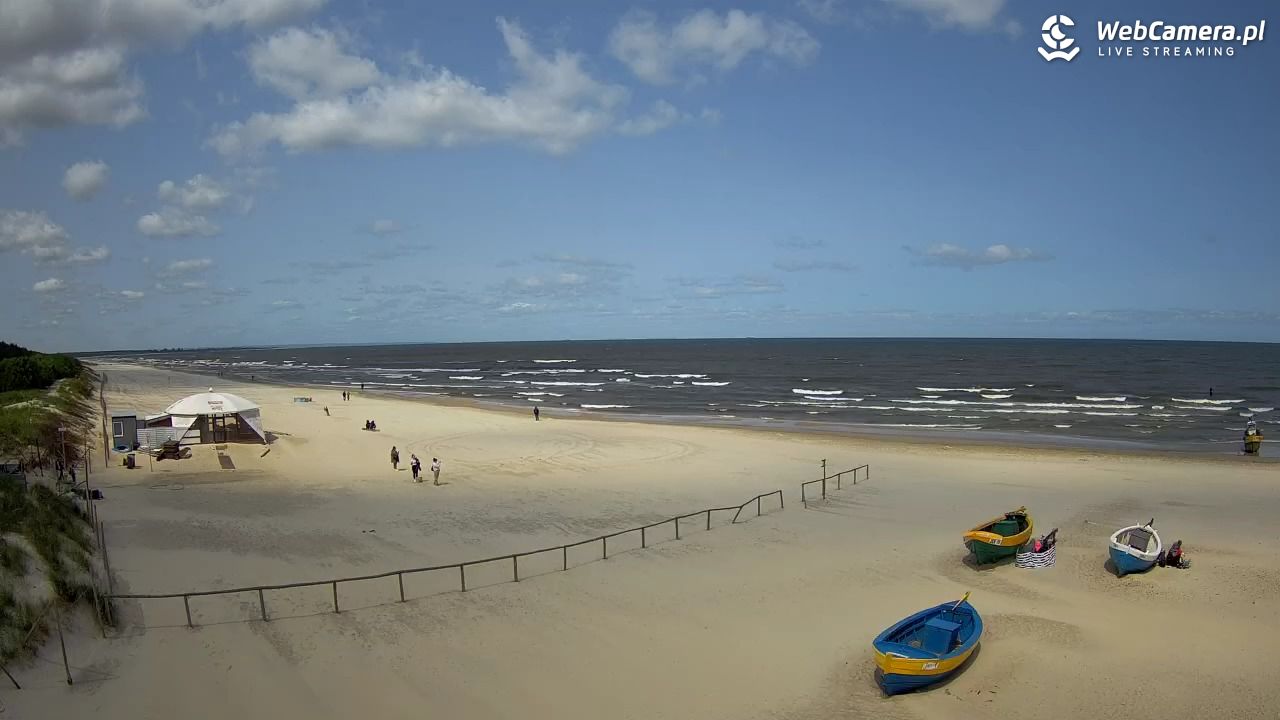 JANTAR - widok na plażę - 09 czerwiec 2025, 12:07