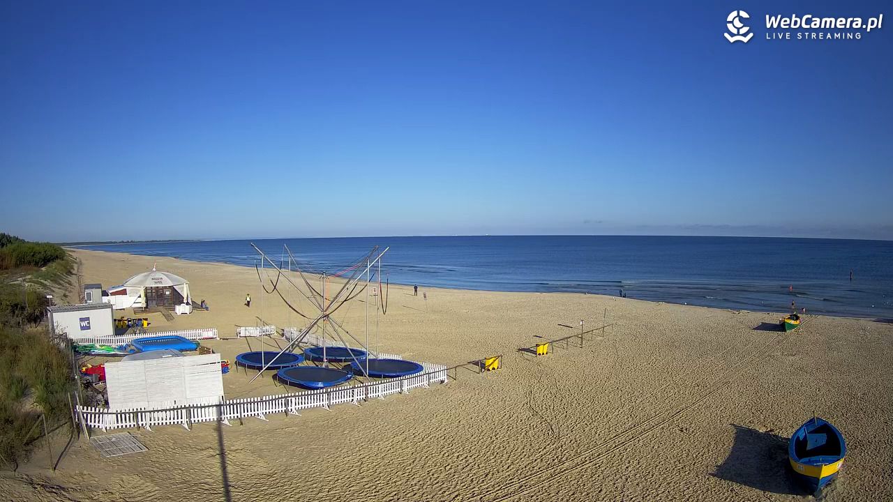 JANTAR - widok na plażę - 12 wresień 2025, 08:24