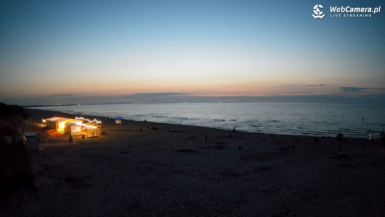 JANTAR - widok na plażę - 04 sierpień 2026, 21:38