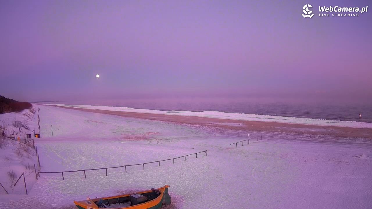 JANTAR - widok na plażę - 02 luty 2026, 07:10