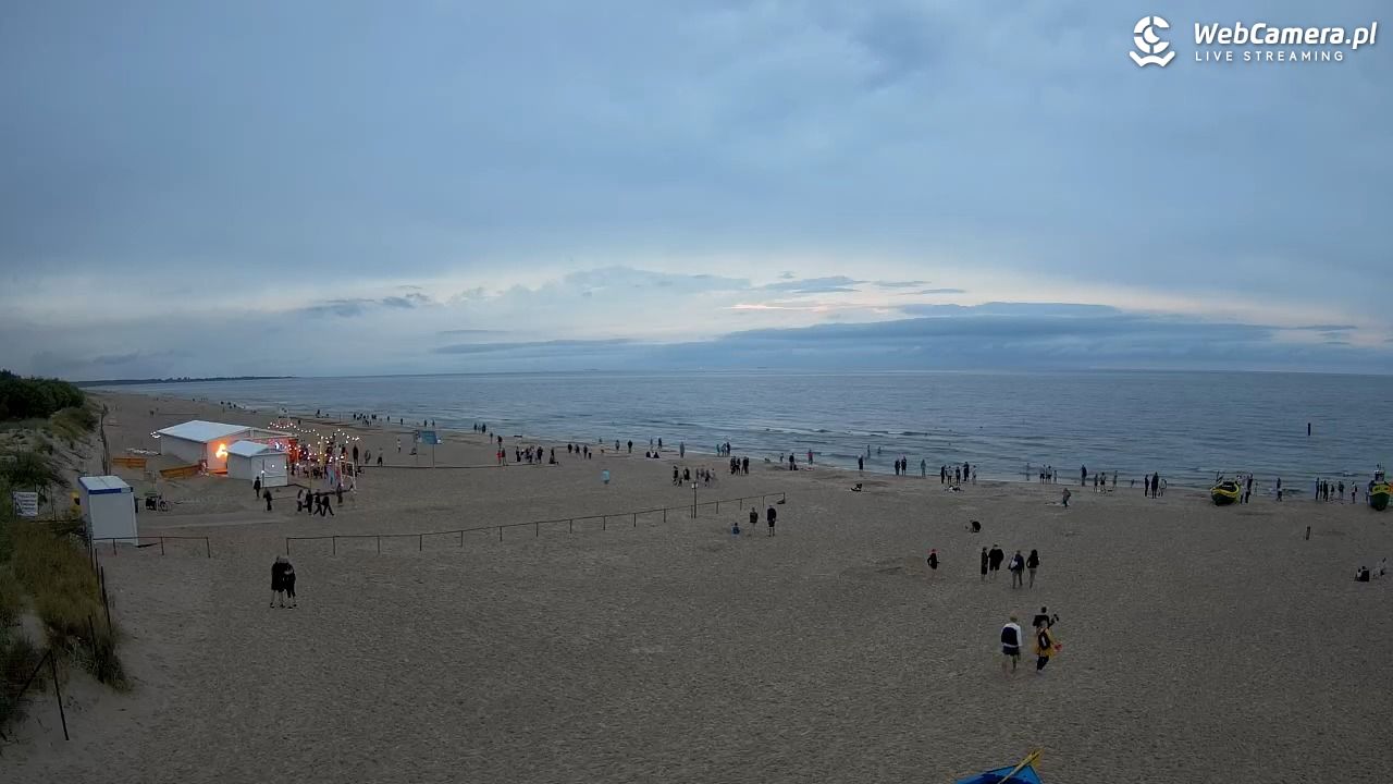 JANTAR - widok na plażę - 01 sierpień 2026, 20:43