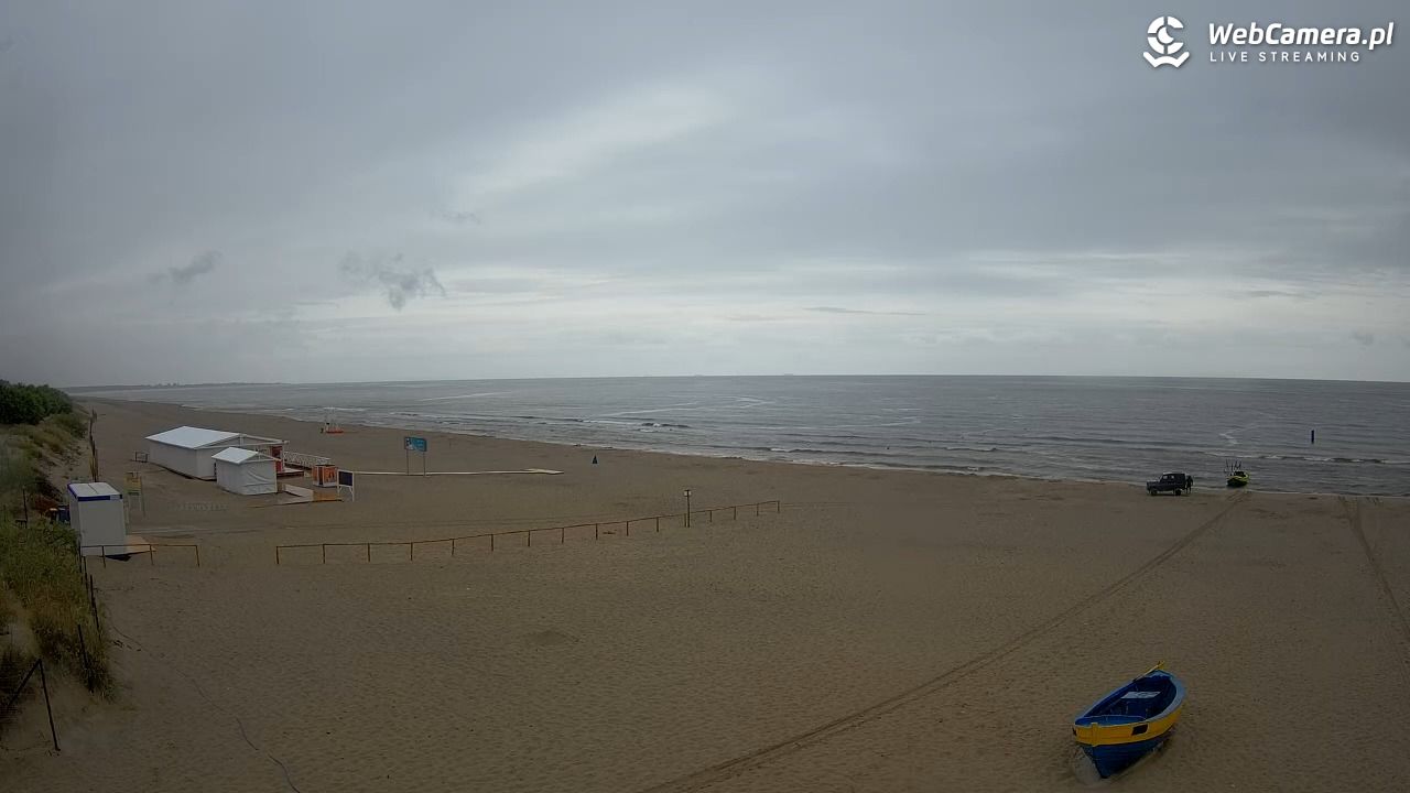 JANTAR - widok na plażę - 01 lipiec 2026, 06:18