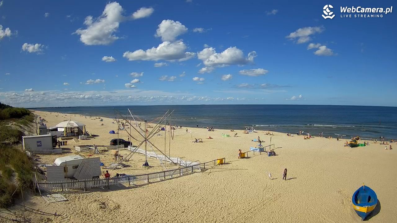 JANTAR - widok na plażę - 12 wresień 2025, 13:50
