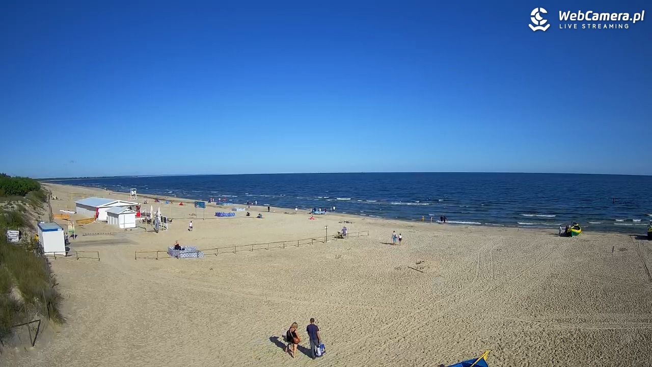 JANTAR - widok na plażę - 02 sierpień 2026, 08:52