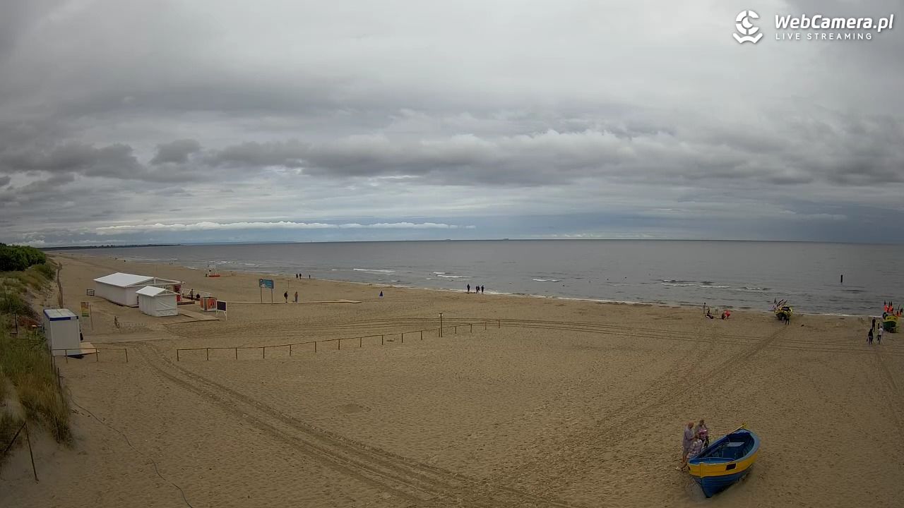JANTAR - widok na plażę - 01 lipiec 2026, 10:55
