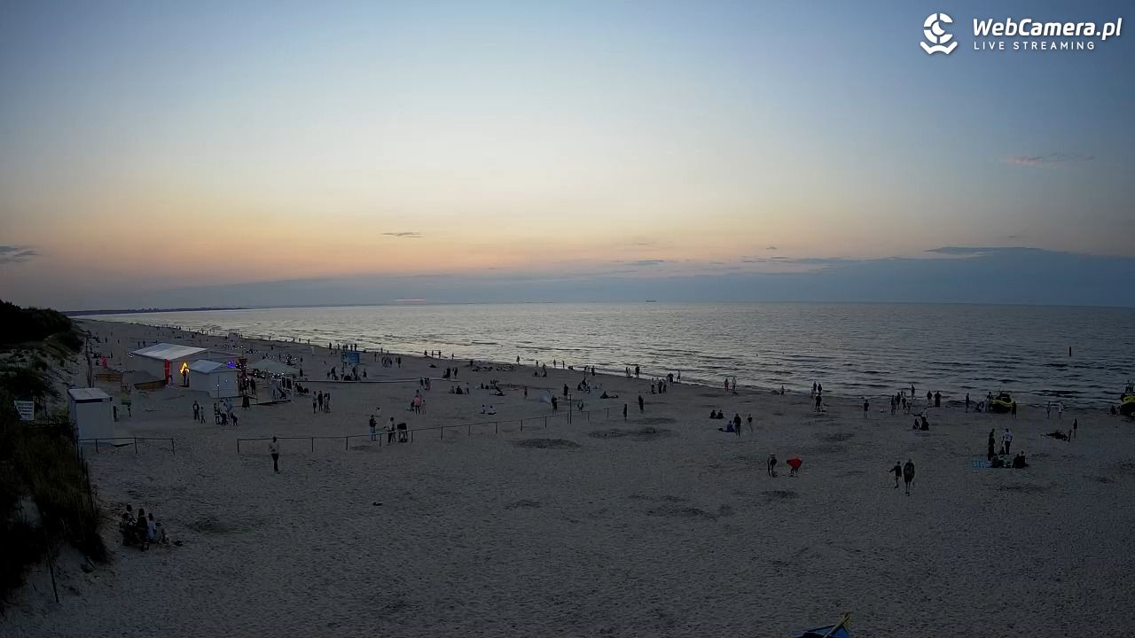JANTAR - widok na plażę - 04 sierpień 2026, 20:45