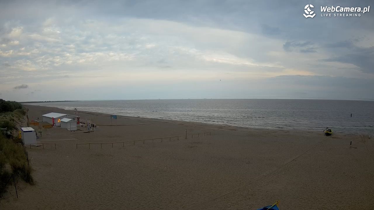 JANTAR - widok na plażę - 01 sierpień 2026, 06:09