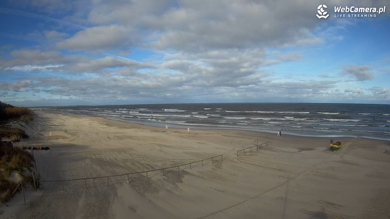 JANTAR - widok na plażę - 31 październik 2025, 09:53