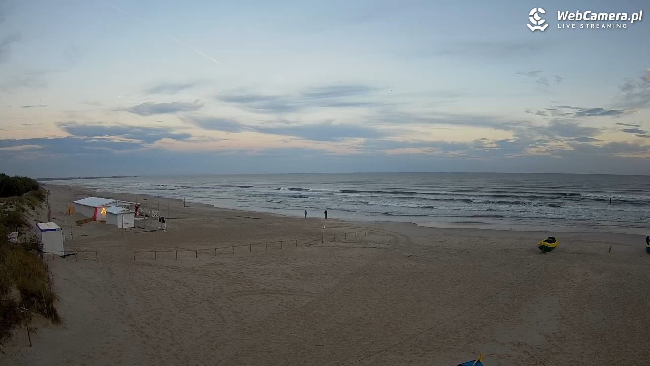 JANTAR - widok na plażę - 26 wresień 2026, 06:37