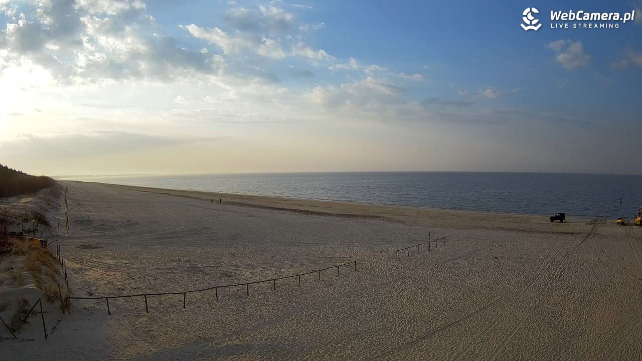 JANTAR - widok na plażę - 23 marzec 2026, 16:45