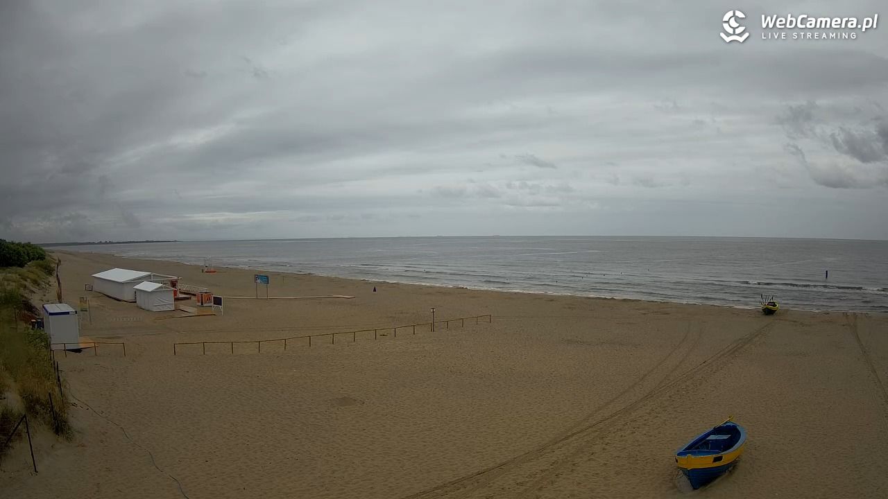 JANTAR - widok na plażę - 01 lipiec 2026, 07:06