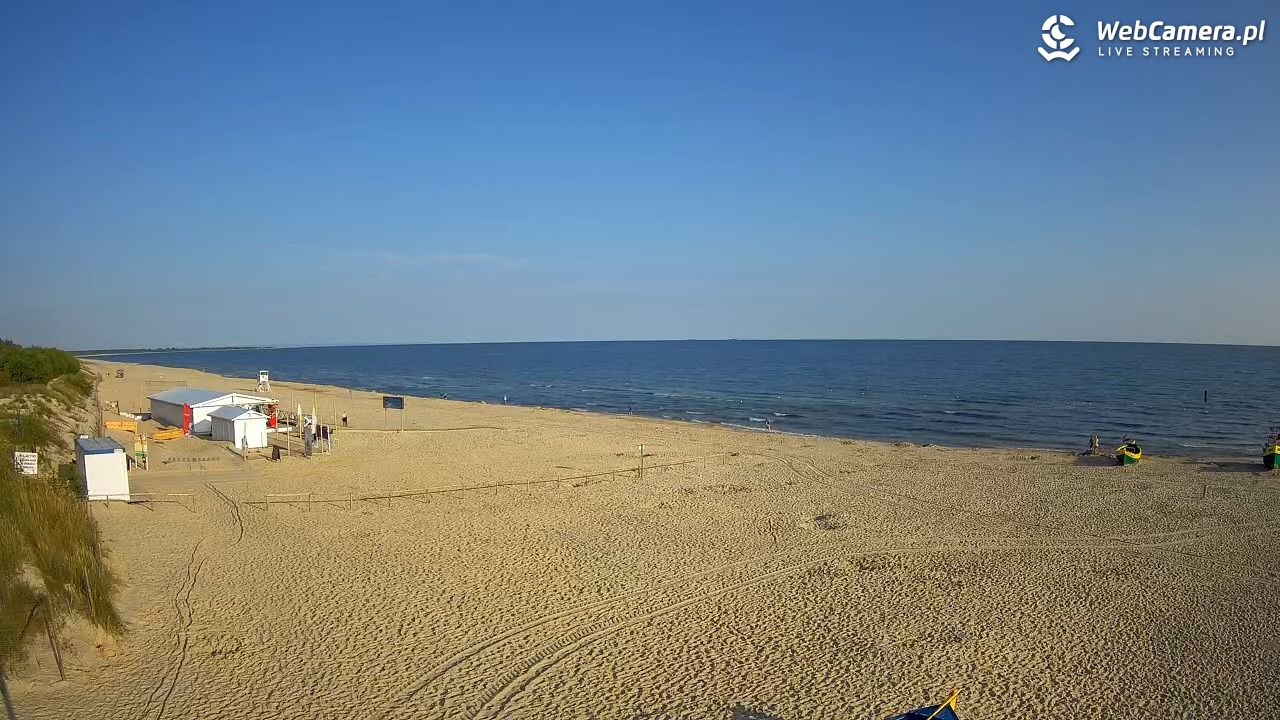 JANTAR - widok na plażę - 04 sierpień 2026, 07:03
