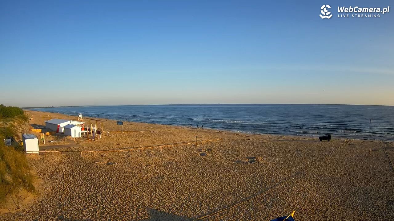JANTAR - widok na plażę - 02 sierpień 2026, 05:53