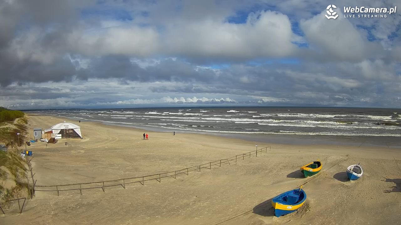 JANTAR - widok na plażę - 17 maj 2025, 08:40