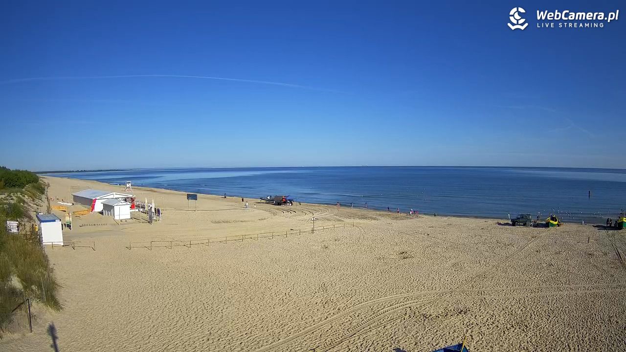 JANTAR - widok na plażę - 03 sierpień 2026, 07:54
