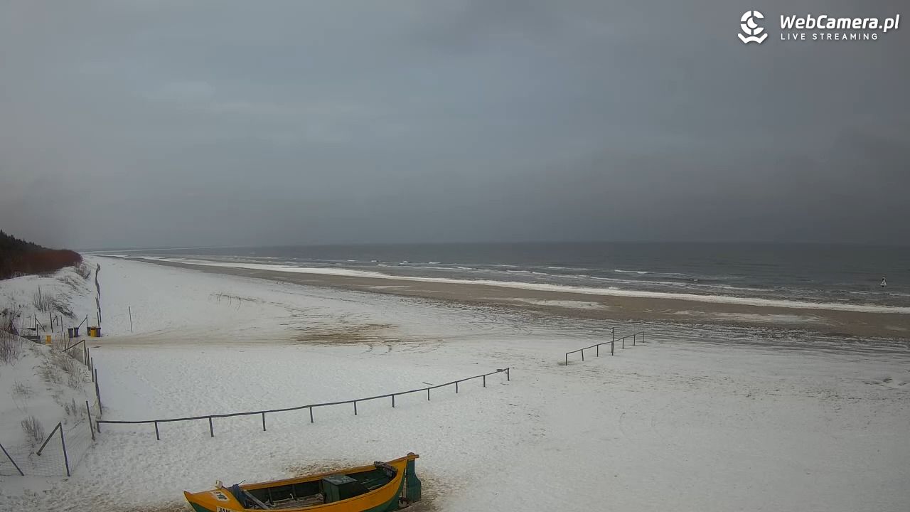 JANTAR - widok na plażę - 06 luty 2026, 08:05