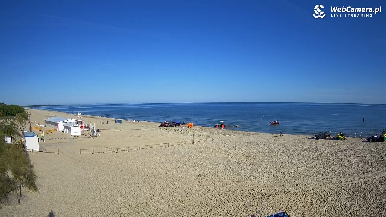 JANTAR - widok na plażę - 03 sierpień 2026, 08:16