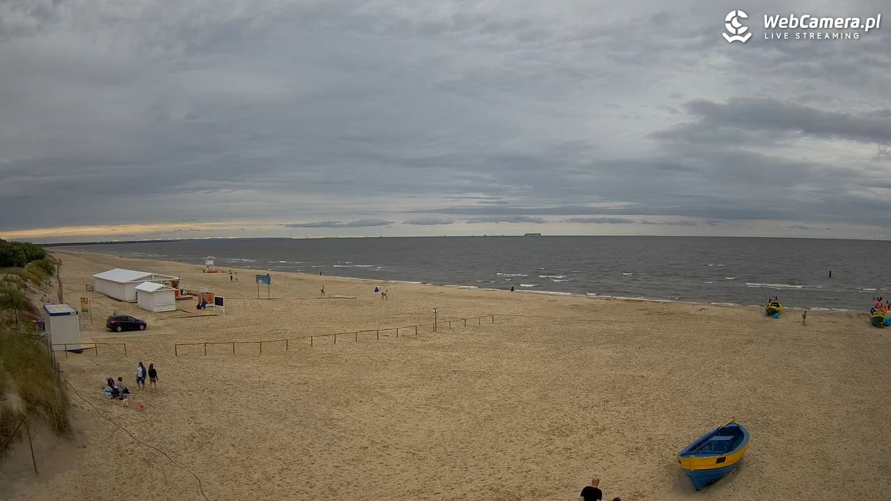 JANTAR - widok na plażę - 01 lipiec 2026, 16:58