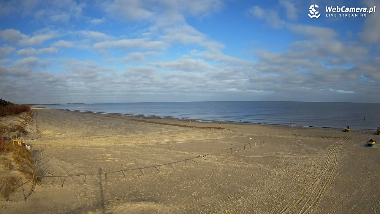 JANTAR - widok na plażę - 26 marzec 2026, 07:35