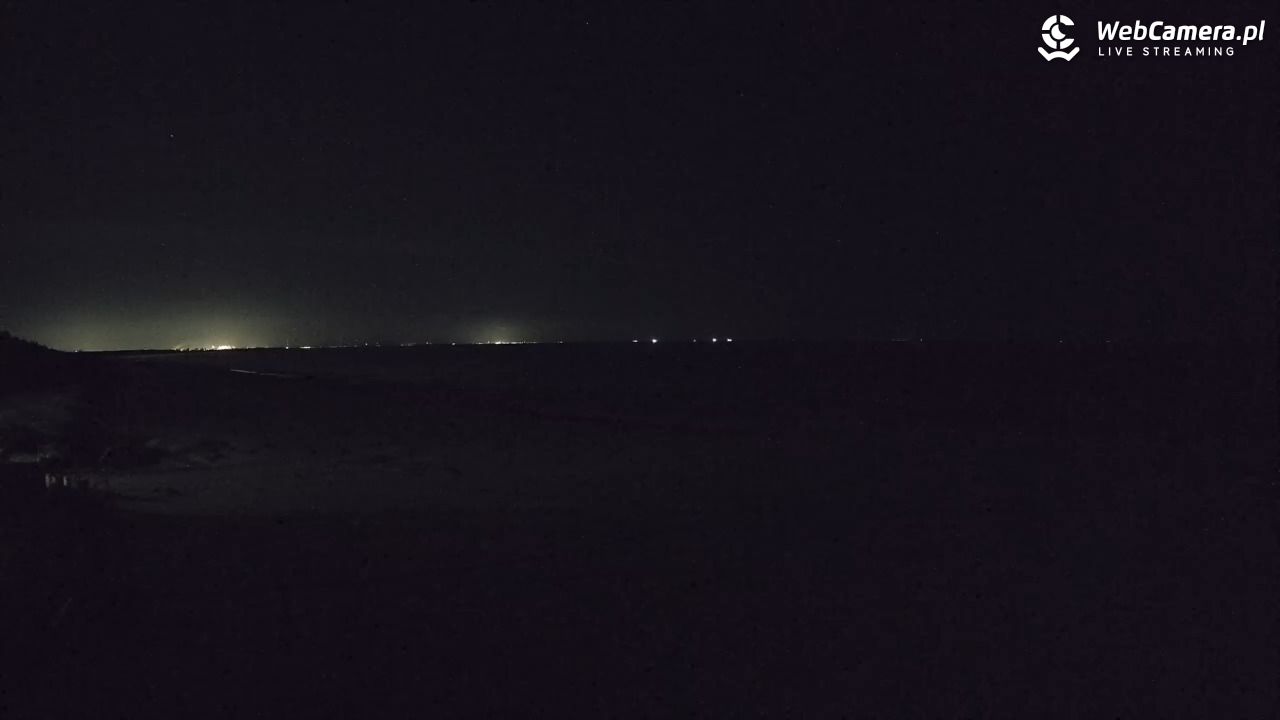 JANTAR - widok na plażę - 25 marzec 2026, 21:57