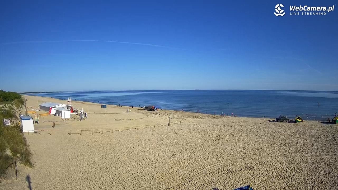 JANTAR - widok na plażę - 03 sierpień 2026, 07:54