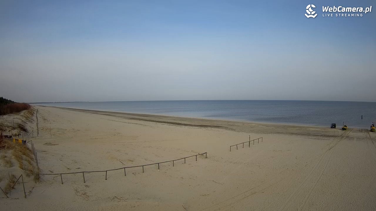 JANTAR - widok na plażę - 24 marzec 2026, 09:04