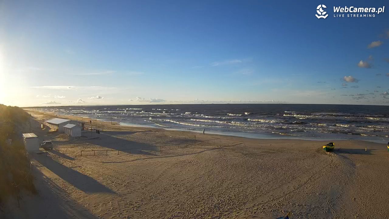 JANTAR - widok na plażę - 23 wresień 2026, 17:47