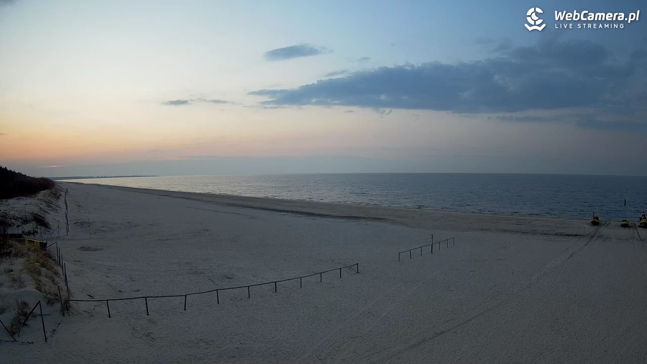 JANTAR - widok na plażę - 23 marzec 2026, 18:01