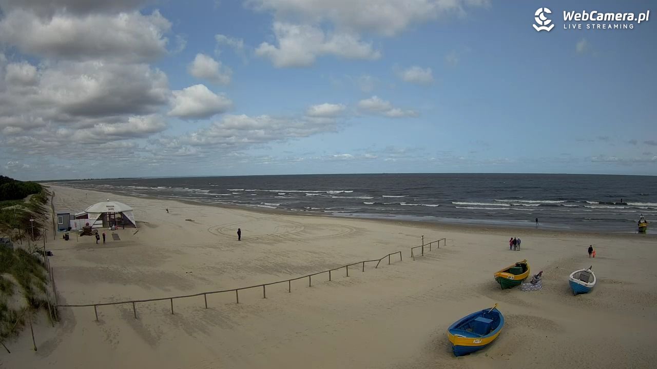 JANTAR - widok na plażę - 09 czerwiec 2025, 11:21