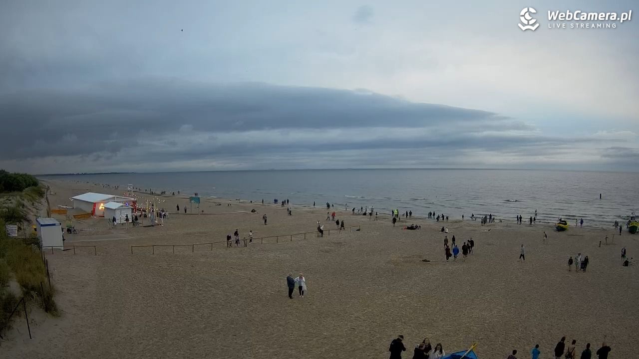 JANTAR - widok na plażę - 01 sierpień 2026, 20:22
