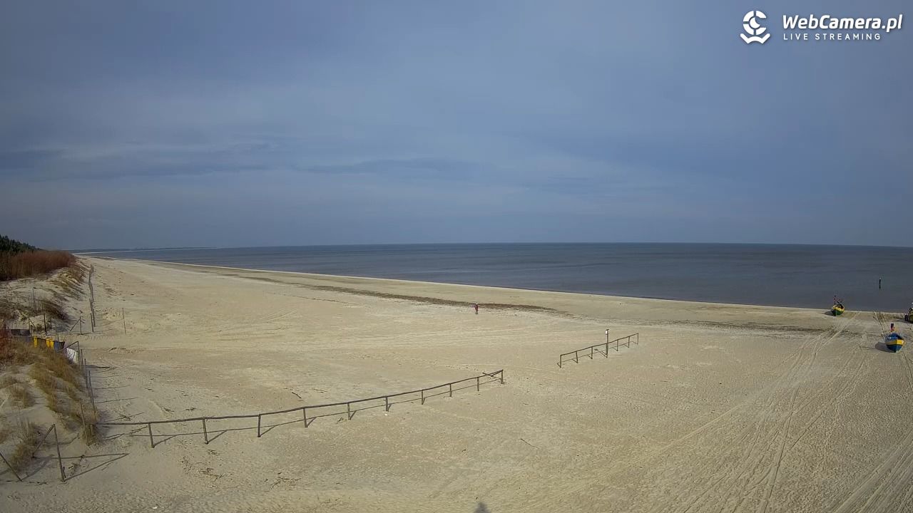 JANTAR - widok na plażę - 25 marzec 2026, 09:15