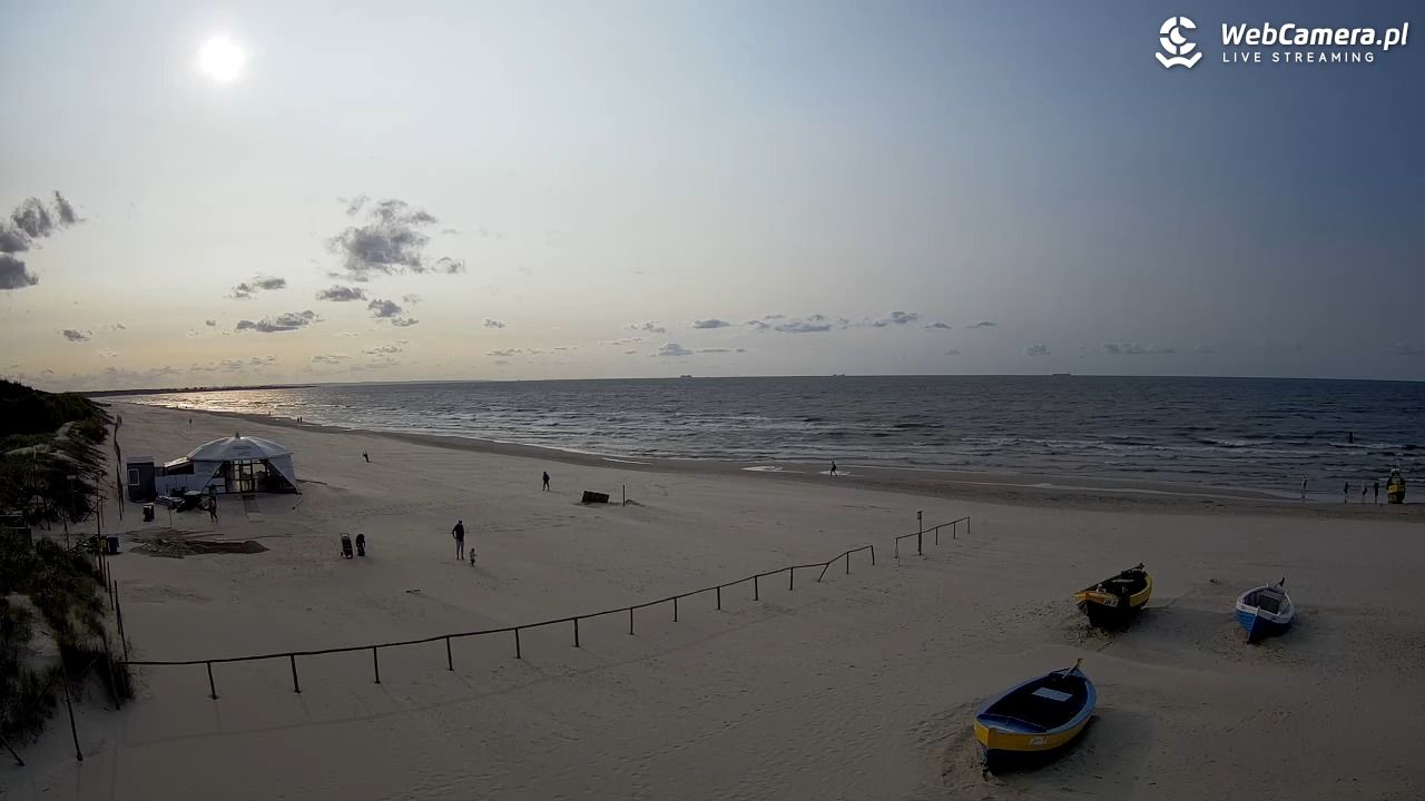 JANTAR - widok na plażę - 09 czerwiec 2025, 18:26