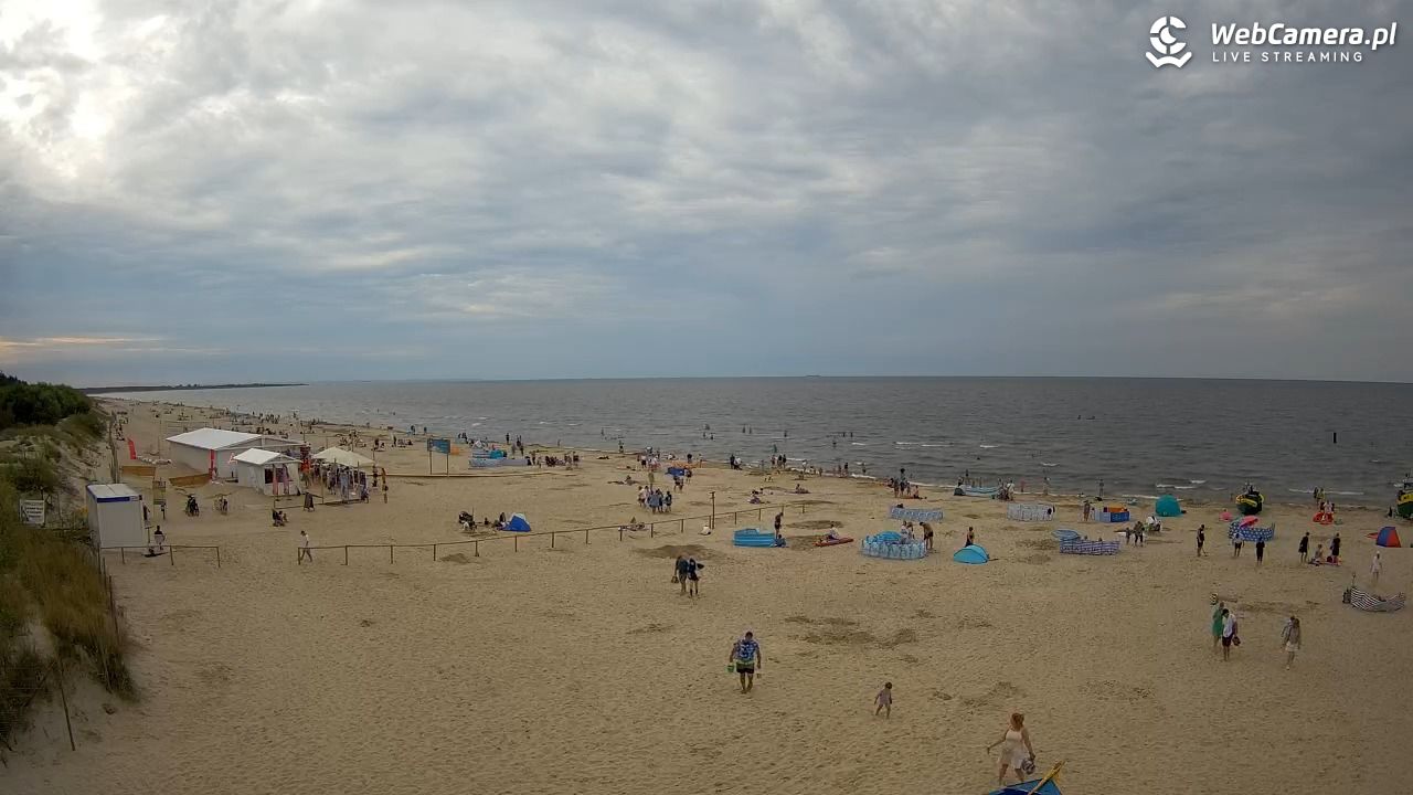 JANTAR - widok na plażę - 04 sierpień 2026, 16:44