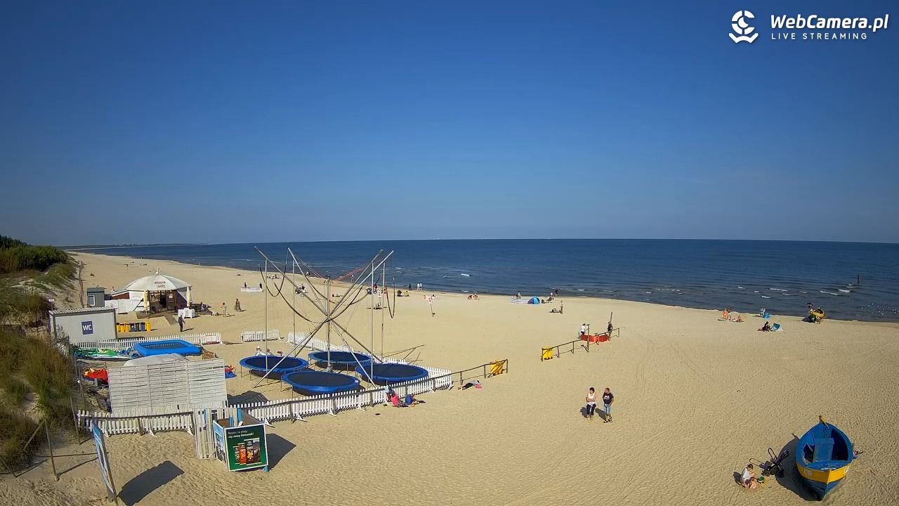 JANTAR - widok na plażę - 10 wresień 2025, 10:31