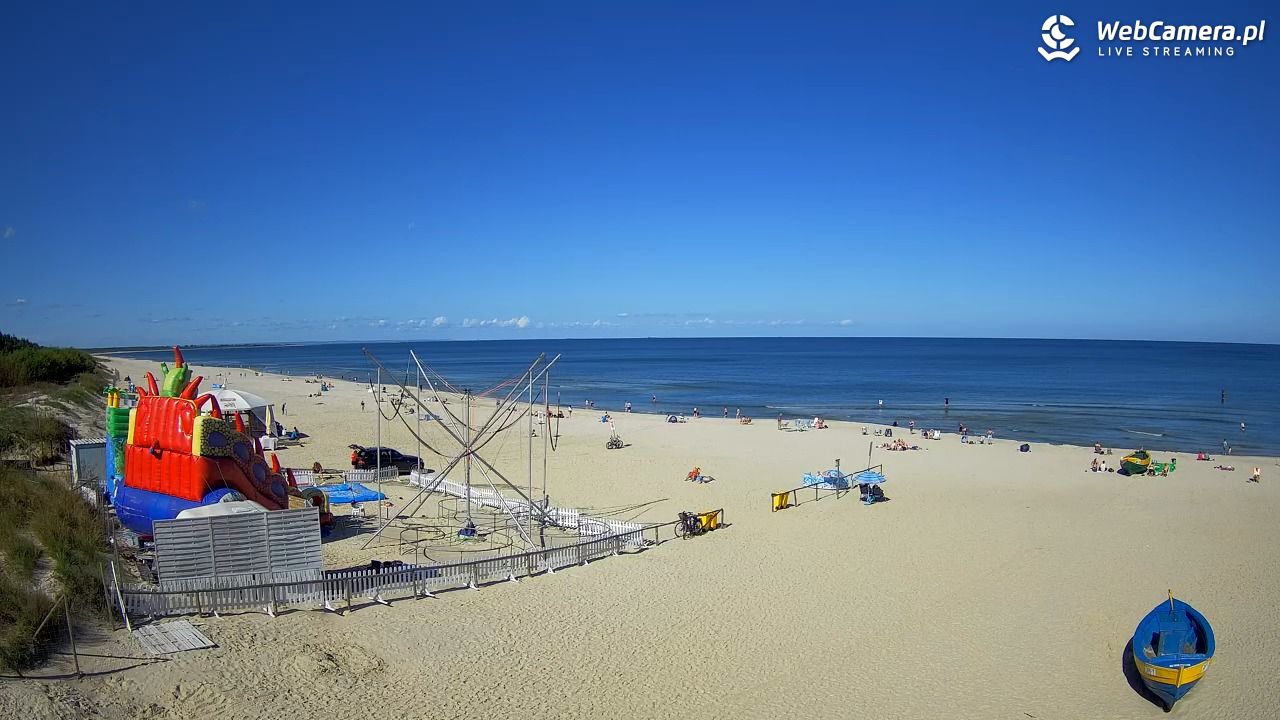 JANTAR - widok na plażę - 12 wresień 2025, 11:45