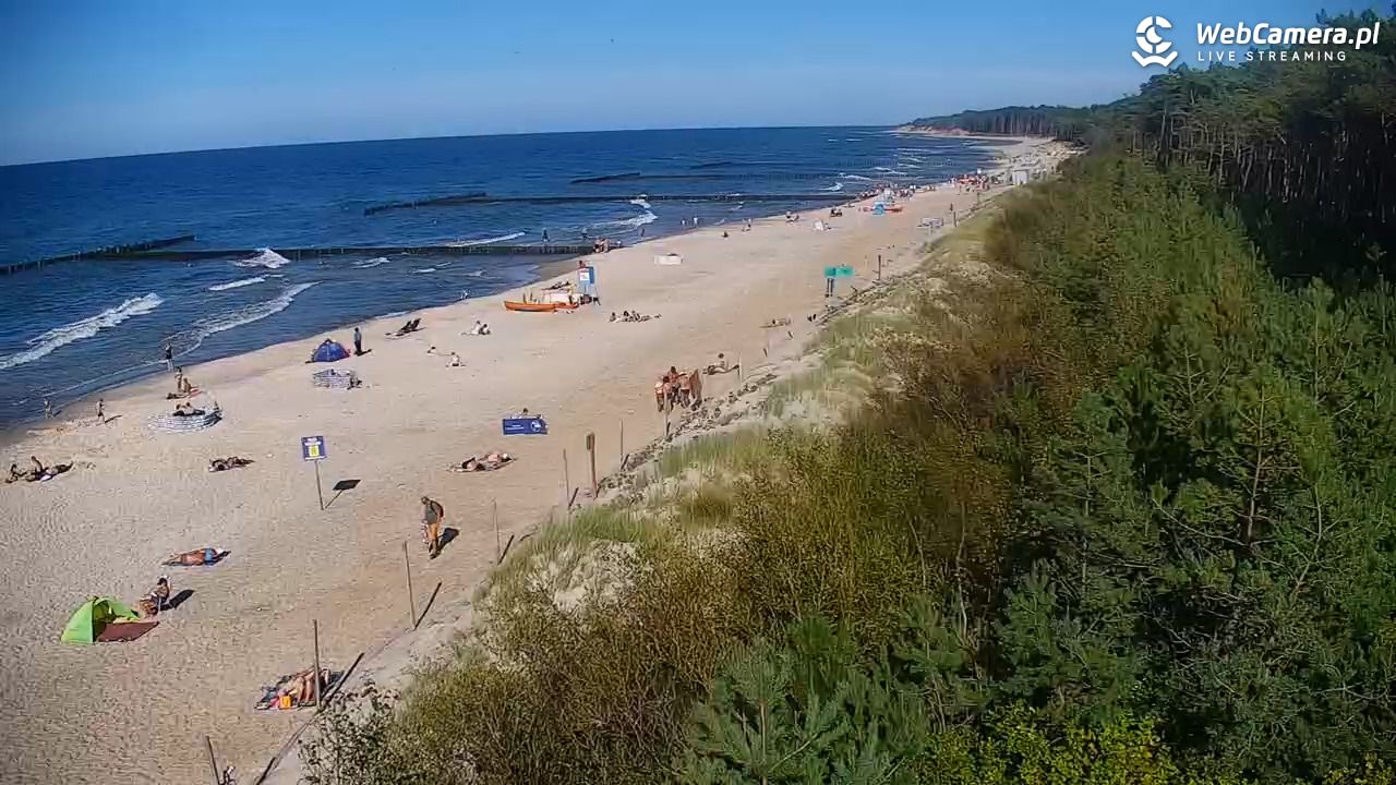 JAROSŁAWIEC - widok na plażę - 29 sierpień 2026, 16:04