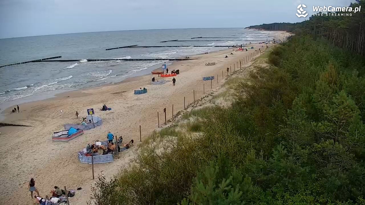 JAROSŁAWIEC - widok na plażę - 19 lipiec 2026, 14:38